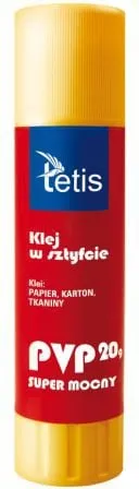 Ngjitës shkop Tetis Glue Stick, 20g, i bardhë - 1
