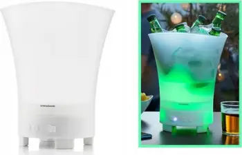 Kovë akulli me LED InnovaGoods Sonice, Bluetooth 5 W, RGB, e tejdukshme