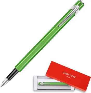 Stilolaps Caran d'Arche 849 Fluo Line, F, i gjelbër