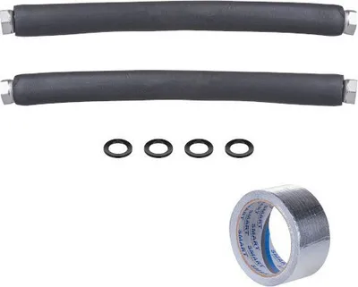 Set zorrë fleksibile DN25 ZFS25-NO1-NO1-A0700, 2 copë, dado 1", izolim 9 mm UV - 1