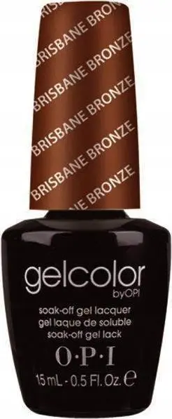 Llak gjeli OPI Gel Color GC A45 Brisbane Bronze, gjysmë permanent, 15ml, bronz