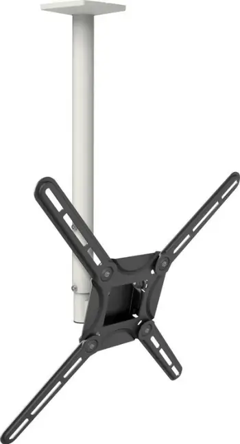 Mbajtëse tavanore TV Barkan, 13" 65", deri 40kg, e bardhë