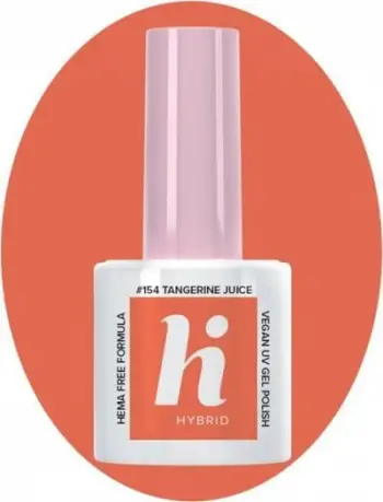 Llak gel hibrid Hi Hybrid #154 Tangerine Juice, 5ml, portokalli