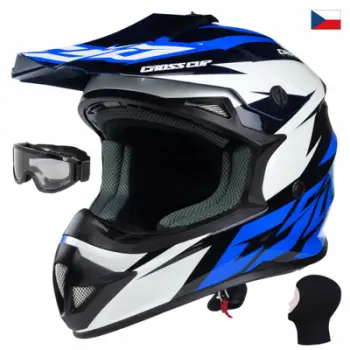 Helmetë krosi Cassida Motorcycle Helmet For Cross, polikarbonat, 1350 g, e zezë