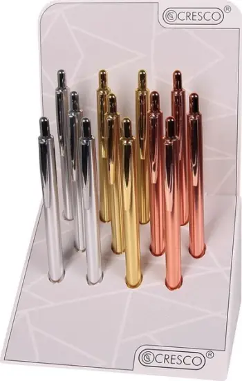 Stilolaps Cresco Pen Queen, set 12 copë, minë 1mm, bojë blu