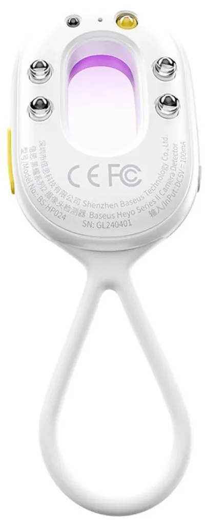 Detektor kamerash të fshehta Baseus Heyo Series II, infra të kuqe, elektrik dore LED, i bardhë - 3