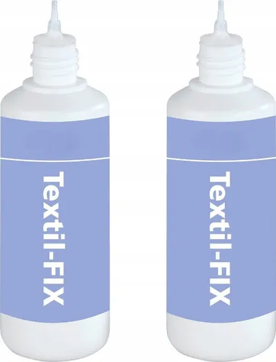 Ngjitës tekstili Textile Glue Fix, paketë 2x50ml, transparent - 1