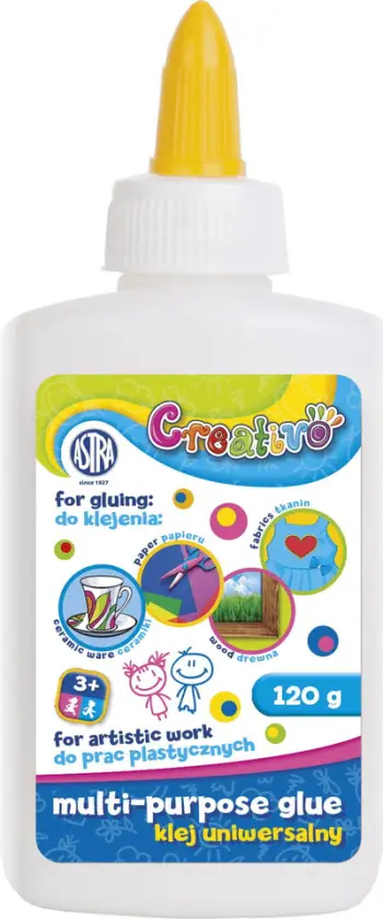 Ngjitës universal Astra Glue for Art Works, 120 g, për art dhe hobi, transparent