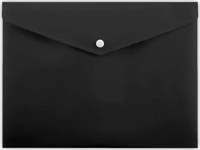 Dosje plastike Penmate me kapëse, A4, e zezë - 1