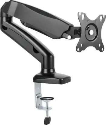 Mbajtëse tavoline për monitor Cabletech UCH0208-1, 13"-27", kapëse metalike, e zezë