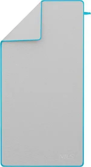 Peshqir banje NILS Quick Drying Microfiber, 100x180 cm, mikrofibër, gri