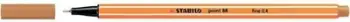 Stilolaps fineline Stabilo Point 88/89, majë e hollë, ngjyrë beige