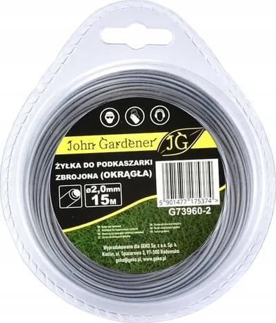 Fije kositëse Geko, 2.0mm, 15m, e përforcuar - 1