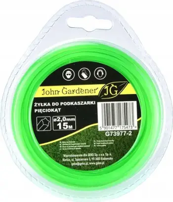Fije trimmeri JG Pentagon, 2.0mm, 15m