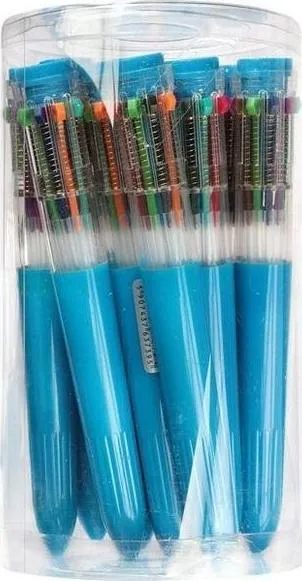 Stilolaps Hasta Automatic Pens, 10 ngjyra, trup shumëngjyrësh - 1