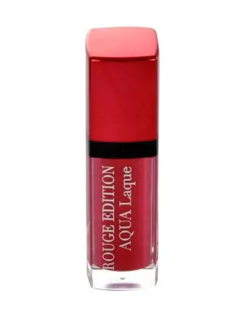 Buzëkuq i lëngshëm Bourjois Rouge Edition Aqua Laque Feeling Reddy, efekt shkëlqyes, i kuq