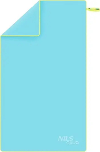 Peshqir mikrofiber Nils Extreme NAR12 Nils Aqua, 180x100 cm, blu e çelët