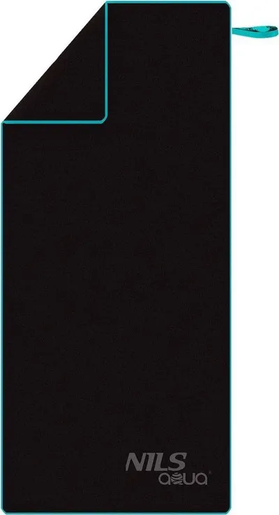 Peshqir mikrofibër Nils Extreme Nils Aqua NAR13, 200x90 cm, i zi - 1