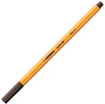 Stilolaps fineliner Stabilo Point 88 88/65, majë 0.4mm, ngjyrë kafe