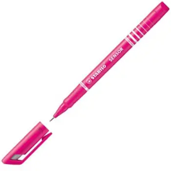 Stilolaps fineliner Stabilo Sensor 189 56, majë e hollë, bojë me bazë uji, blu
