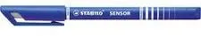 Stilolaps fineliner Stabilo Sensor 189/41, majë e hollë, bojë me bazë uji, blu - 1