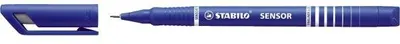 Stilolaps fineliner Stabilo Sensor 189/41, majë e hollë, bojë me bazë uji, blu - 2