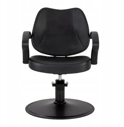 Karrige parukerie Hair System S20, me ngritës hidraulik, e zezë - 1