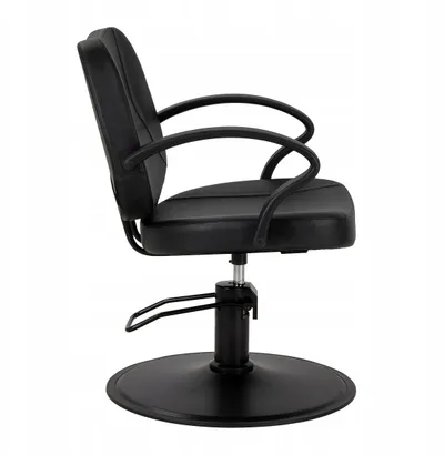 Karrige parukerie Hair System S20, me ngritës hidraulik, e zezë - 4