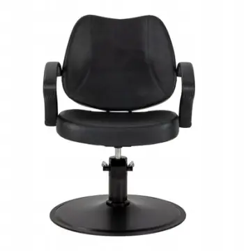 Karrige parukerie Hair System S20, me ngritës hidraulik, e zezë