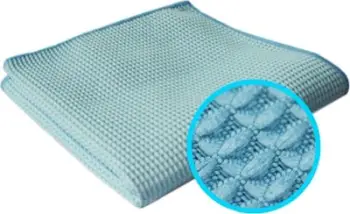 Peshqir mikrofiber CleanPRO Waffle, 40x40 cm, blu