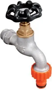 Valvul mbyllëse Hydroland Cast Iron Draw off, 1/2", gize, e galvanizuar