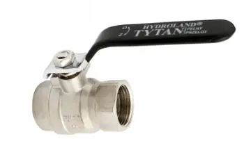 Rubinet sferik uji Tytan Hydroland, 3/8", bronz, leva çeliku