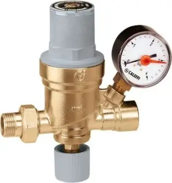 Valvul mbushëse automatike Caleffi, 1/2", me manometër