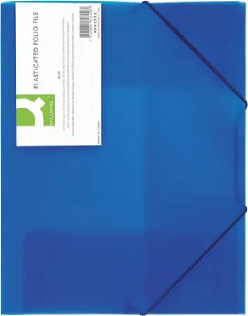 Dosje Q-Connect, A4, e kaltër