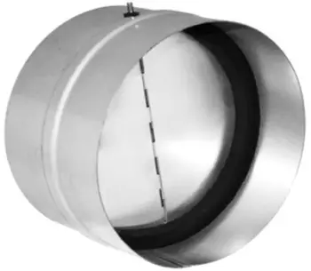 Valvul kundërkthimi Alnor DAOS-200, për kanale ventilimi 200mm, metalike, gri