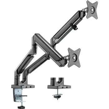 Krah monitori AlzaErgo Arm D120B Premium, deri 32", dy monitorë, i zi