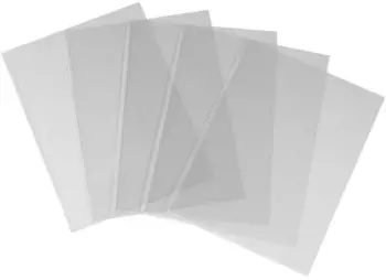 Dosje prezantuese Biurfol A4 L, PVC e fortë, 25 copë, transparente