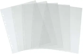 Dosje prezantuese Biurfol A4 L, PVC i fortë, 25 copë, transparente