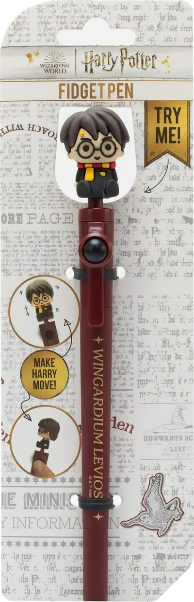 Stilolaps Harry Potter Ballpoint, me figurë dekorative, fidget, shumëngjyrësh - 2