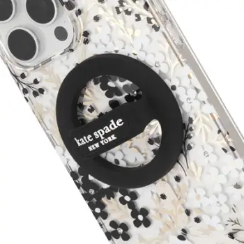 Mbajtëse telefoni Kate Spade York MagSafe Loop Grip, magnetike, e zezë