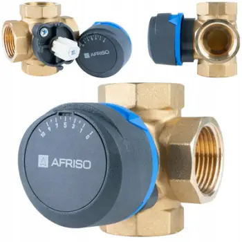 Valvul përzierëse rrotulluese AFRISO ARV 484 ProClick, DN25, Kvs 9 m³/h, metalike