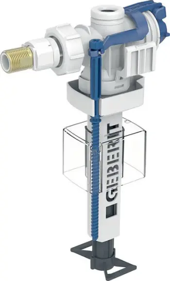Valvul mbushëse Geberit Type 383, për rezervuar WC, lidhje uji 3/8", bronzi