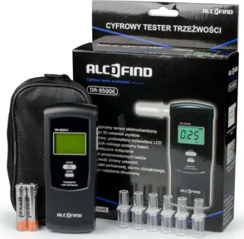 Alkooltest AlcoFind DA-8500E, sensor elektro-kimik, ekran LED, i zi