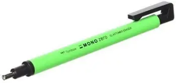Stilolaps gomë Tombow Mono Zero, majë rrethore 2.3 mm, Neon Green