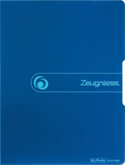 Dosje prezantuese Herlitz 11208360, A4, 20 fletë, blu - 1