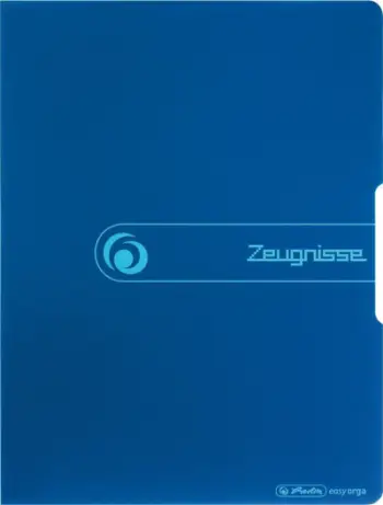 Dosje prezantuese Herlitz 11208360, A4, 20 fletë, blu