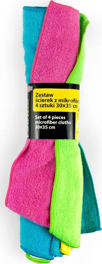 Peshqir mikrofiber Virage 97-028, set 4 copë, multifunksional, shumëngjyrësh
