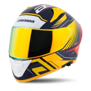 Helmetë moto Cassida Aero Drome 2026, integrale, ECE 22.06, shumëngjyrëshe