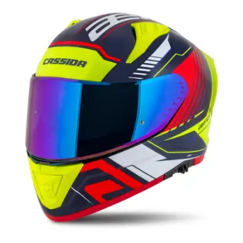Helmetë moto CASSIDA Aero Drome, madhësia L, blu metalike