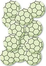 Ngjitëse dekorative Herma 15025, efekt fluoreszent, 12 copë, të zeza dhe jeshile